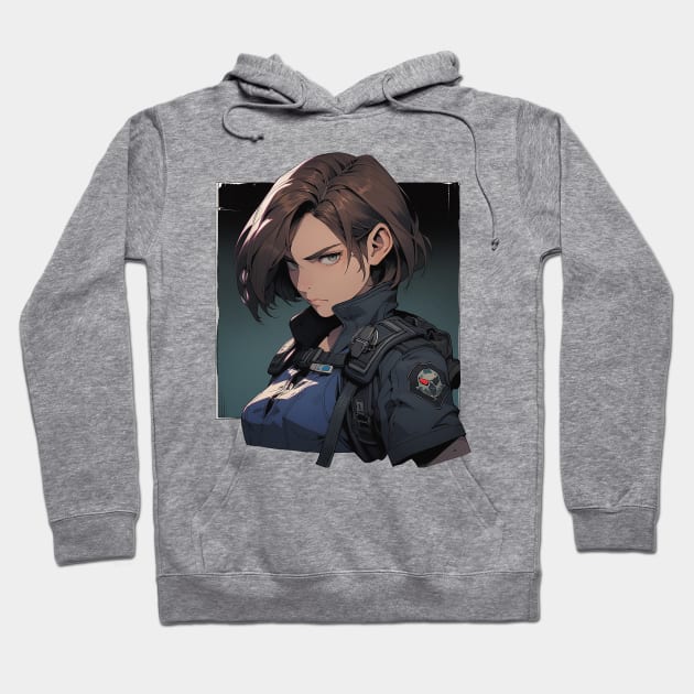 jill valentine Hoodie by piratesnow